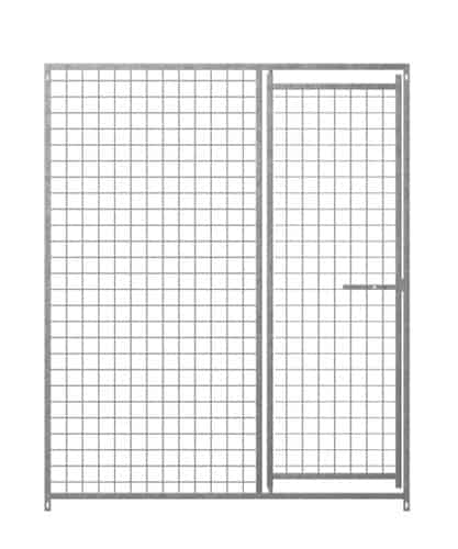 Verzinktes Gittergewebeelement 50×50×4 mm – stabiles Gitter-Element für Hundezwinger