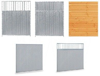 Wind- und Sichtschutzelemente für Hundezwinger – Holz, Kunststoff, Stahl und Trapezblech